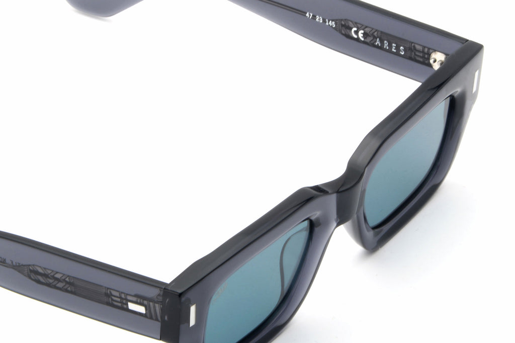 AKILA® Eyewear - Ares Raw Sunglasses Cement w/ Viridian Lenses