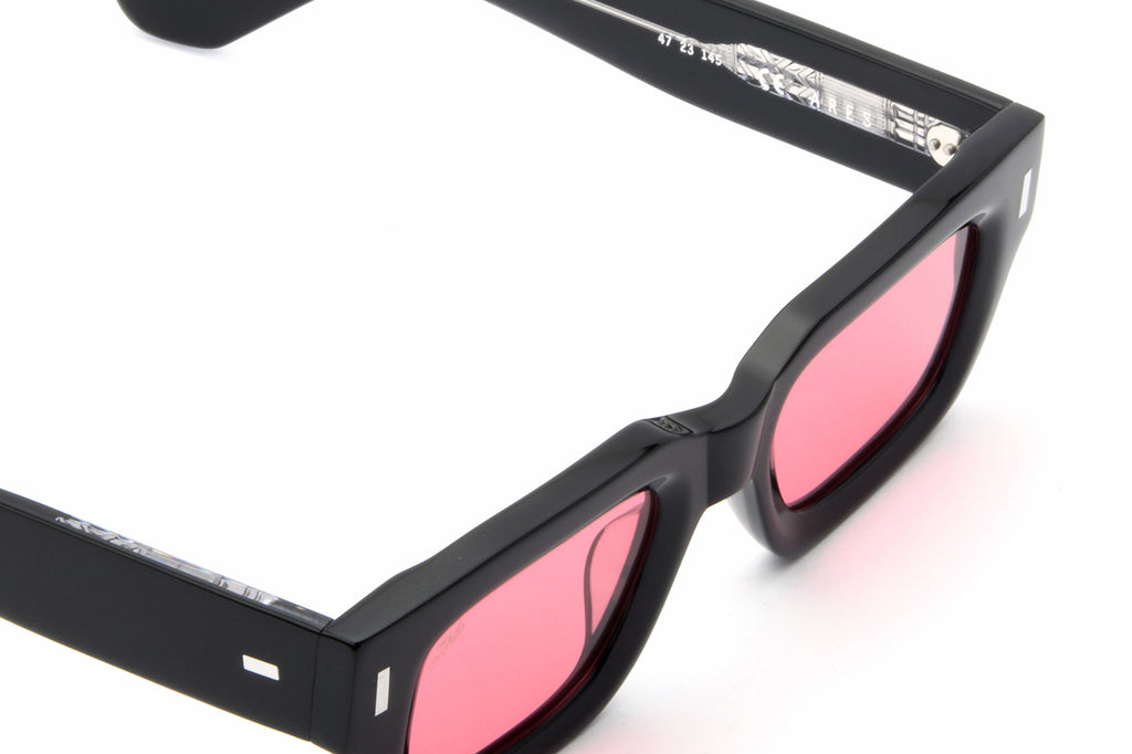 AKILA® Eyewear - Ares Raw Sunglasses Black w/ Rose Lenses
