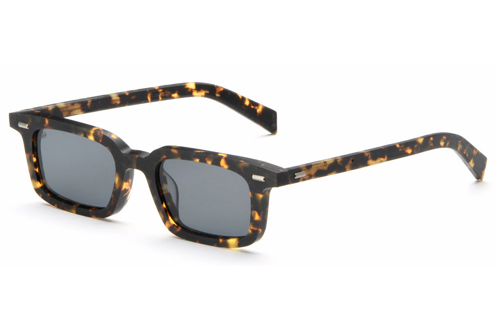 AKILA® Eyewear - Big City Raw Sunglasses Raw Tokyo Tortoise w/ Black Lenses