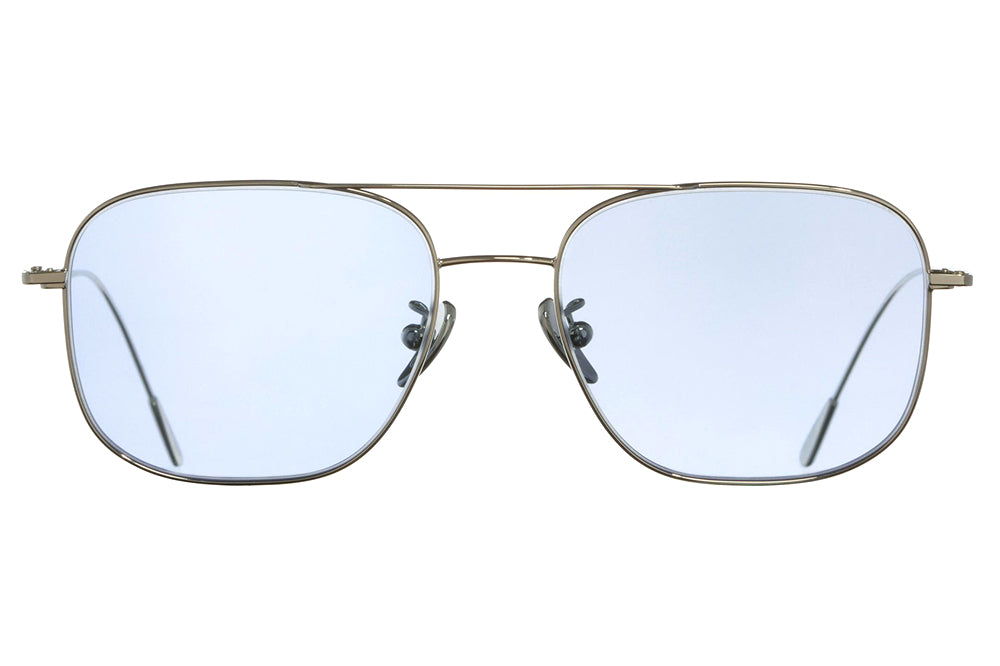 Cutler & Gross - 1267 Sunglasses Palladium Plated with Pale Blue Lenses