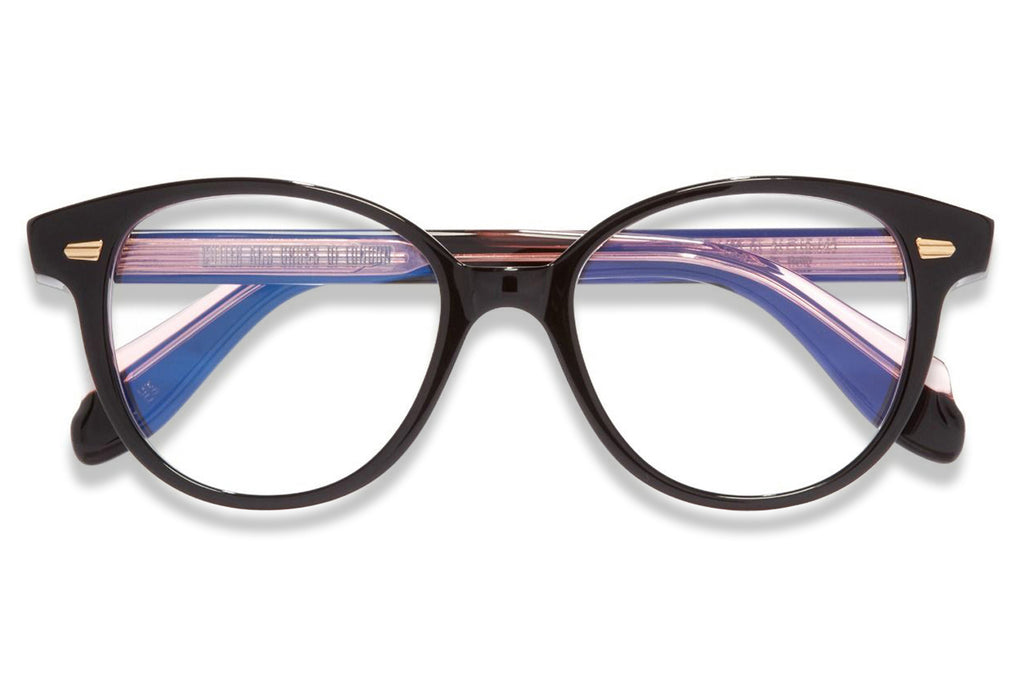 Cutler & Gross - 1400 Eyeglasses Orange on Black