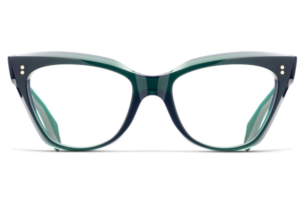 Cutler & Gross - 9288 Eyeglasses Emerald Marble on Ink