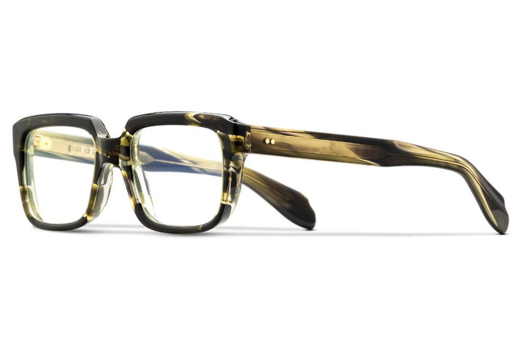 Cutler & Gross - 9289 Eyeglasses Striped Green Havana