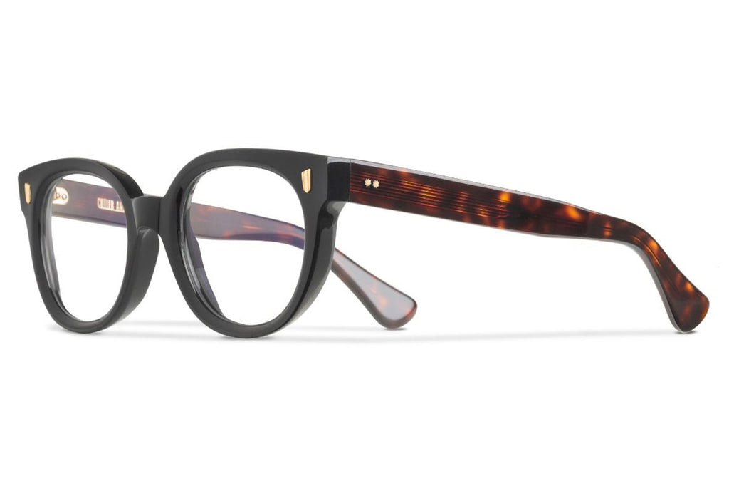 Cutler & Gross - 9298 Eyeglasses Black on Dark Turtle