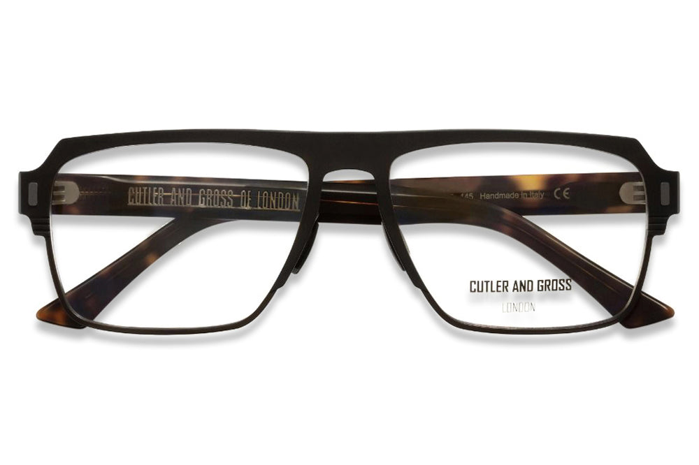 Cutler & Gross - 1364 Eyeglasses Matt Brown on Dark Turtle
