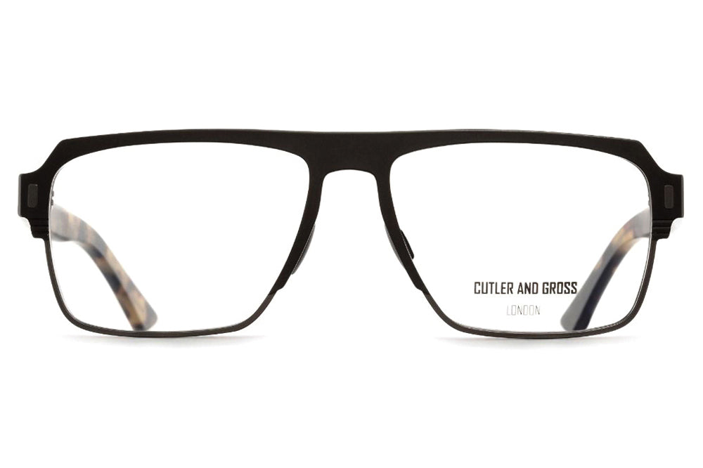 Cutler & Gross - 1364 Eyeglasses Matte Black on Camo