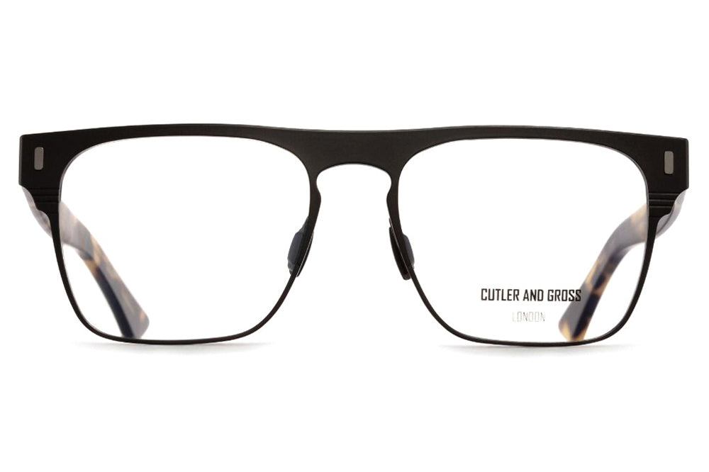 Cutler & Gross - 1366 Eyeglasses Matte Black on Camo