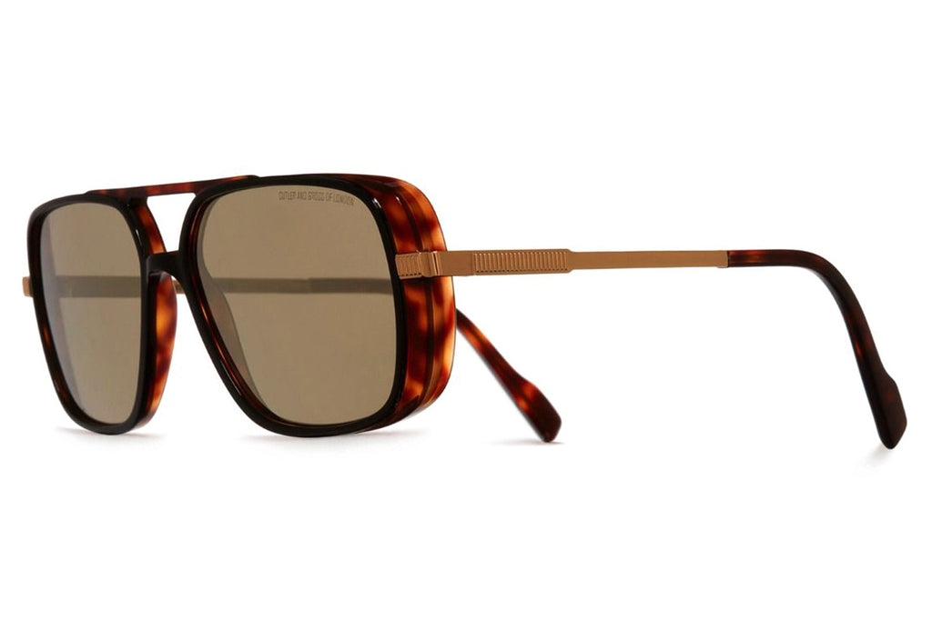 Cutler & Gross - 1345 Sunglasses Black Taxi on Dark Turtle