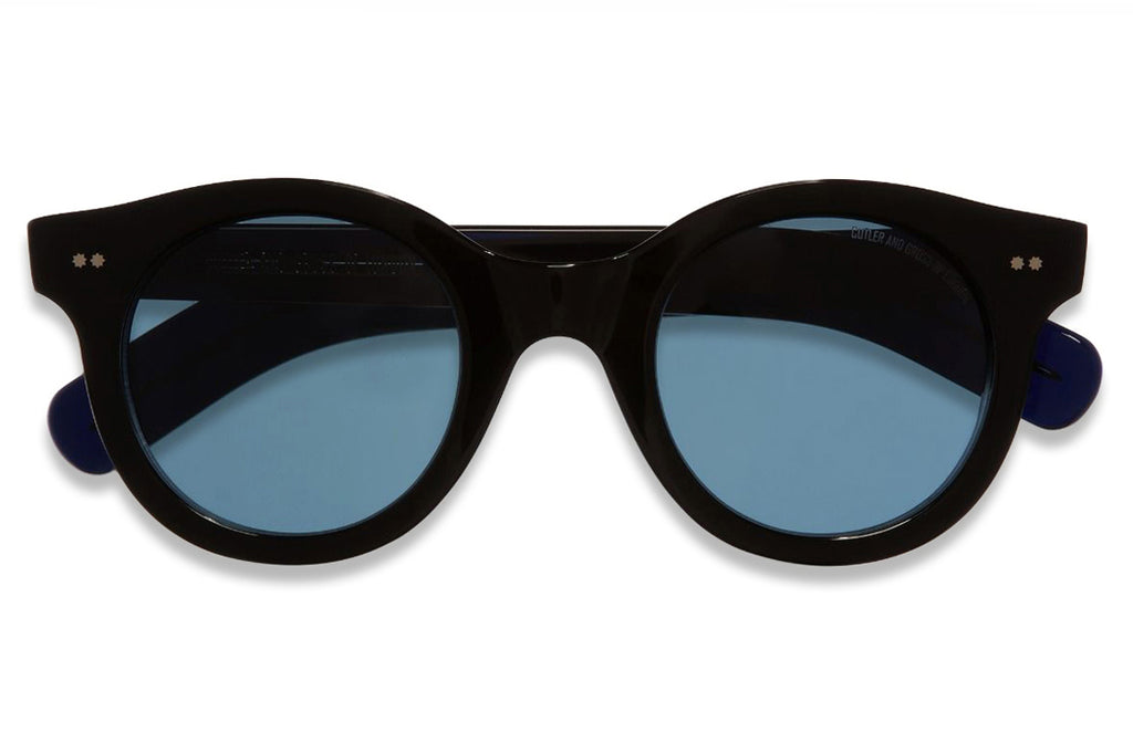 Cutler & Gross - 1390 Sunglasses Black on Blue