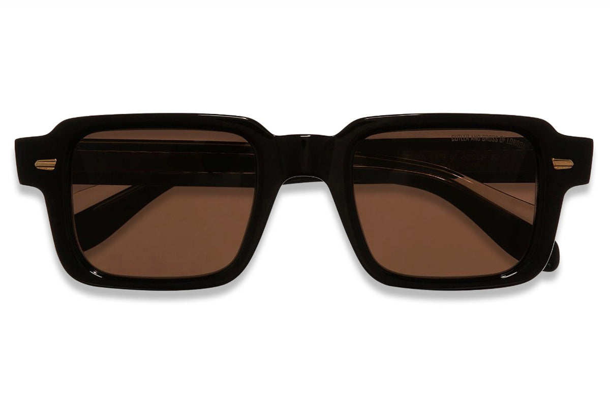 Cutler and Gross - 1372 Sunglasses | Specs Collective, Black on Gold