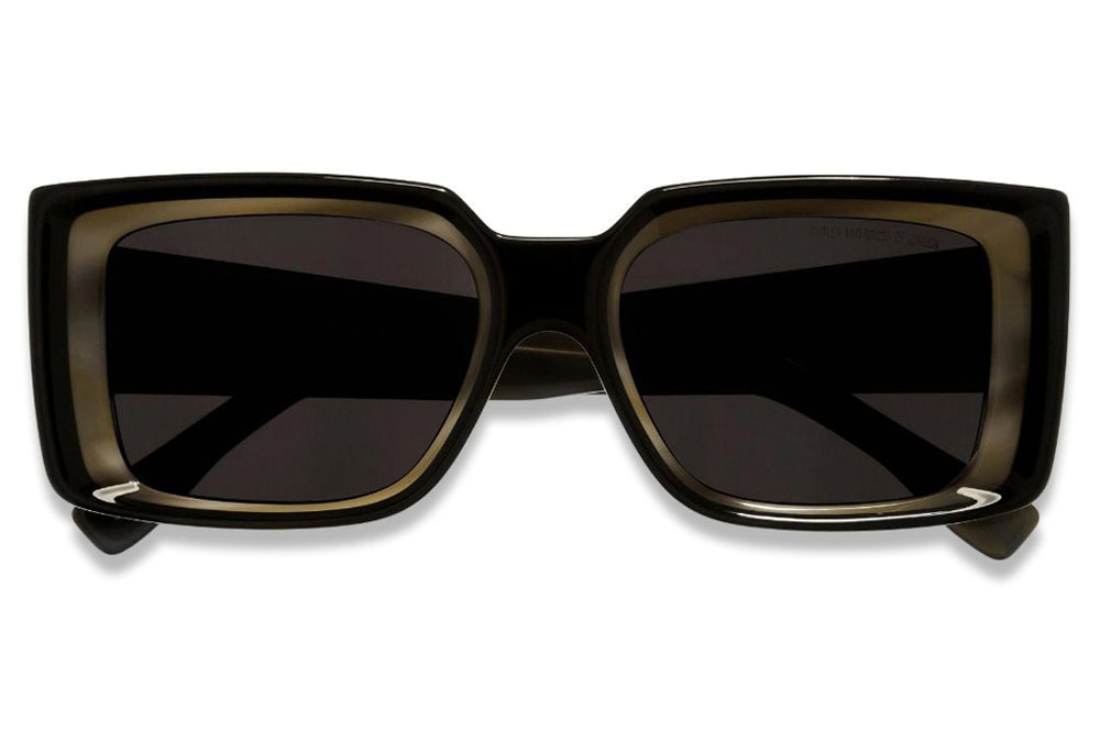 Cutler and Gross - 1369 Sunglasses Black on Horn