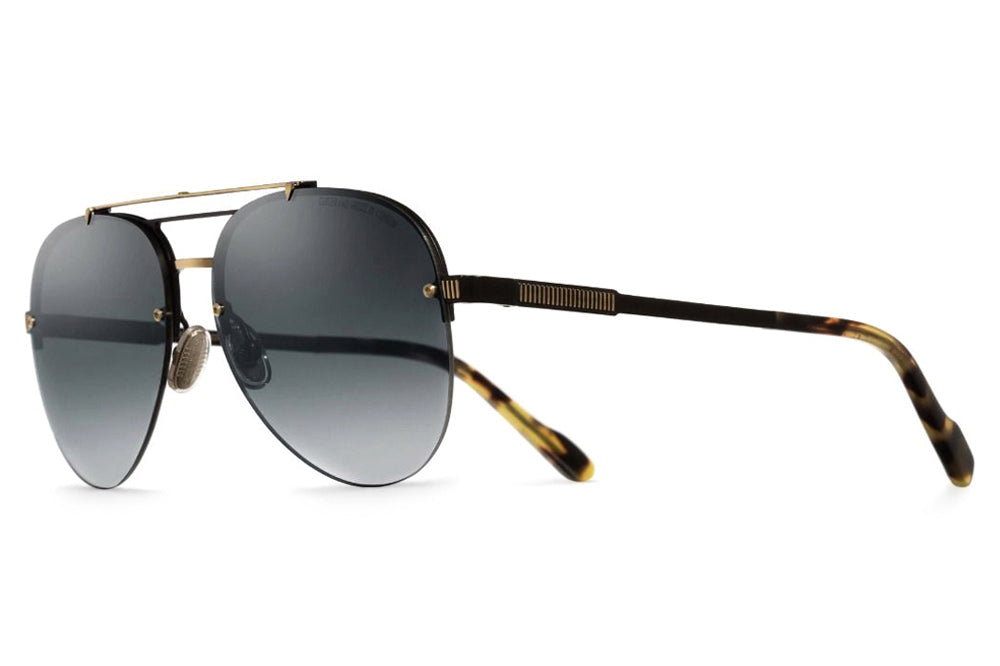 Cutler and Gross - 1372 Sunglasses | Specs Collective, Black on Gold