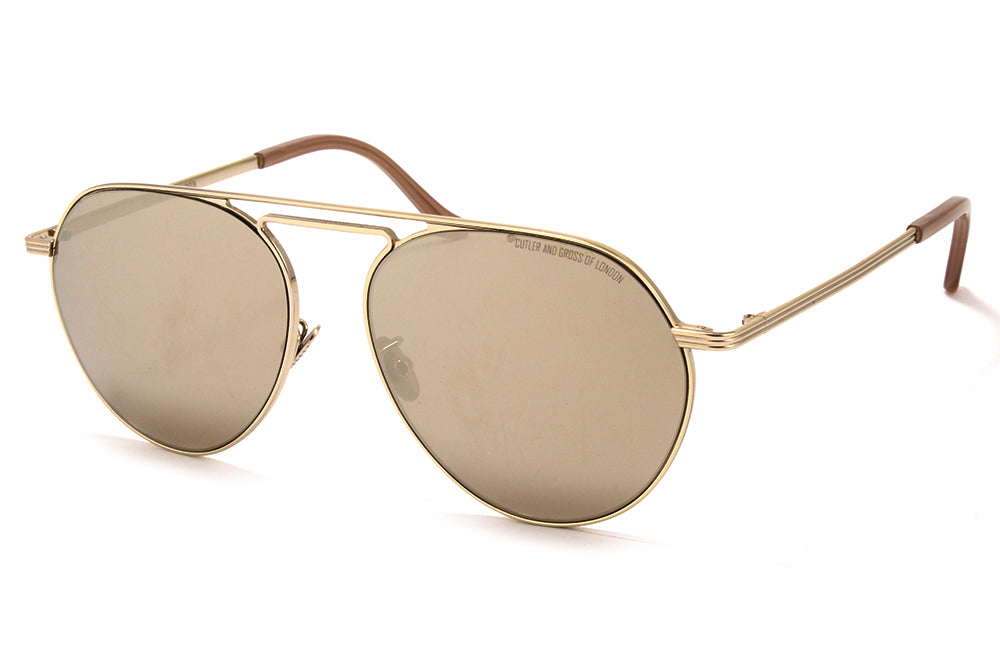 Cutler and Gross - 1309 Sunglasses Gold with Gold