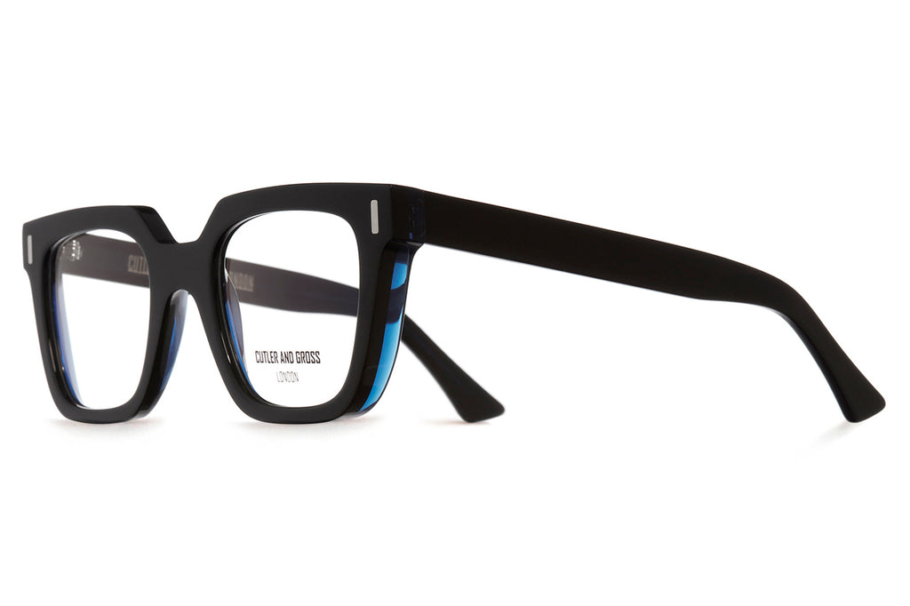 Cutler & Gross - 1305 Eyeglasses Black on Blue