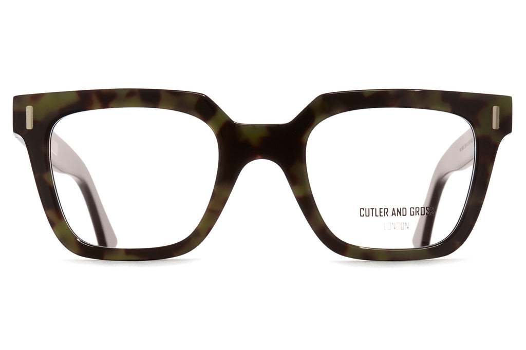 Cutler & Gross - 1305 Eyeglasses Green Camo on Black
