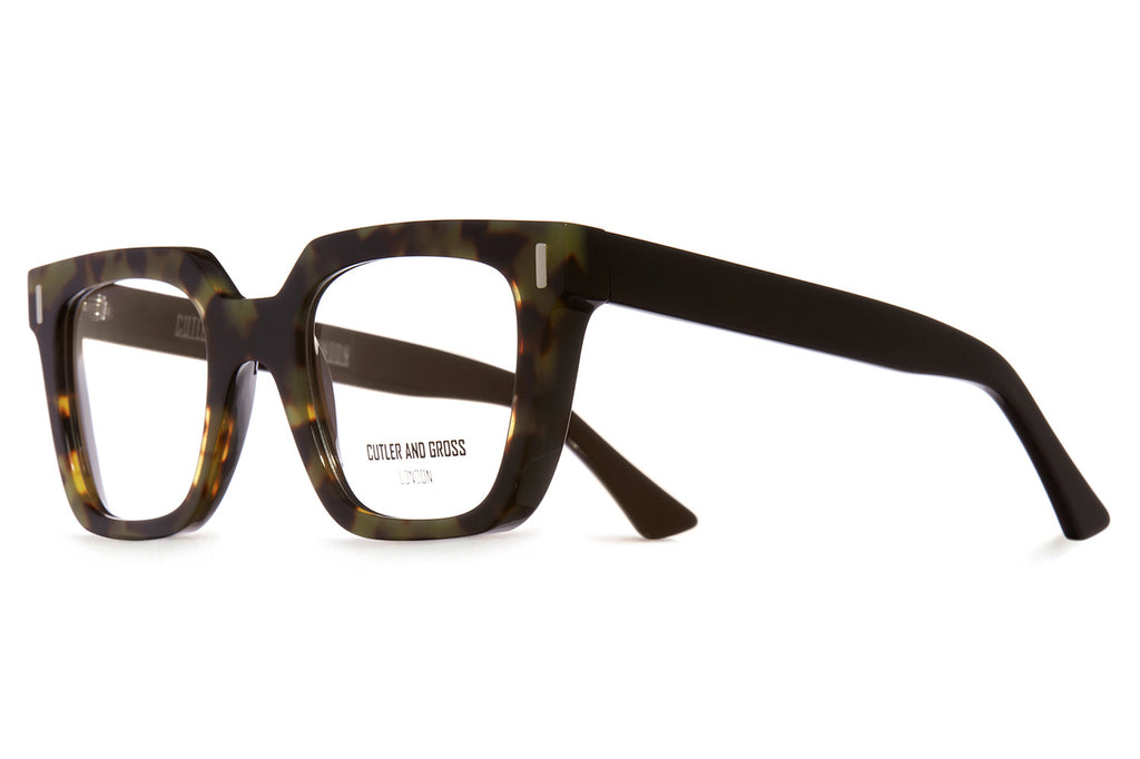 Cutler & Gross - 1305 Eyeglasses Green Camo on Black