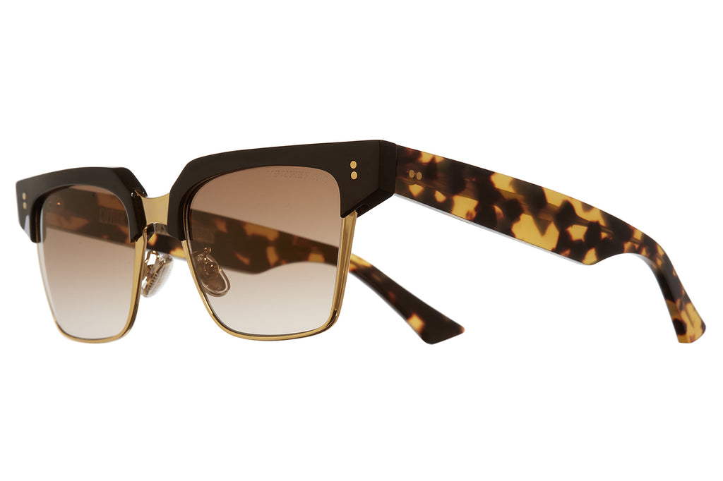 Cutler & Gross - 1348 Sunglasses Black Taxi & Gold