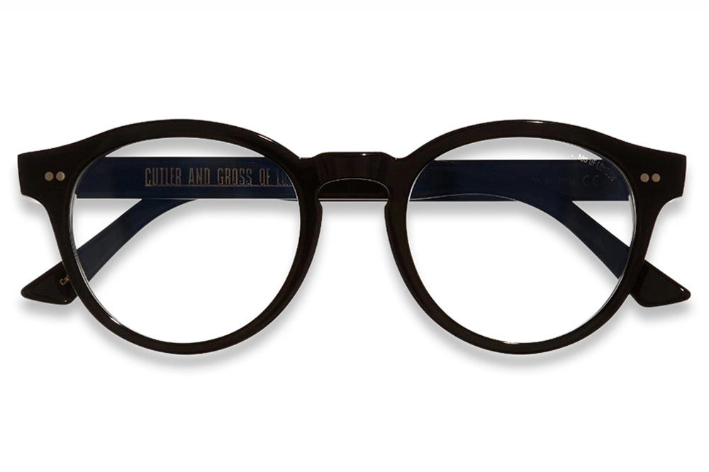 Cutler & Gross - 1378 Eyeglasses Black on Blue