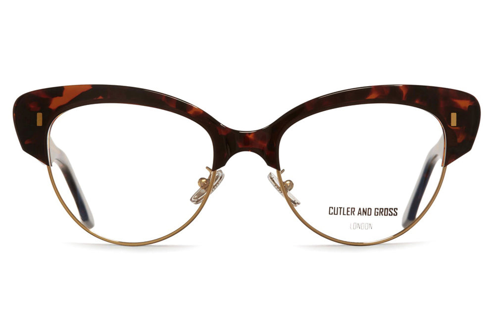 Cutler & Gross - 1351 Eyeglasses Chocolate Swirl & Gold