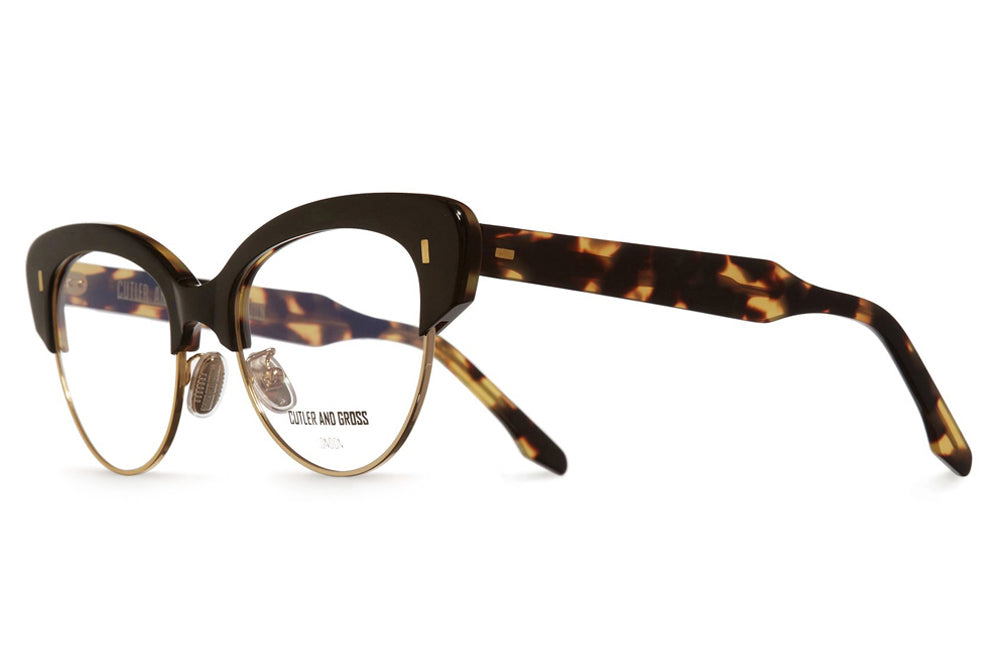 Cutler & Gross - 1351 Eyeglasses Black Taxi & Camo & Gold