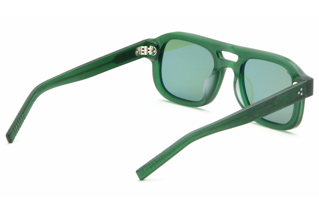 AKILA® Eyewear - Dillinger Raw Sunglasses Raw Green w/ Green Lenses