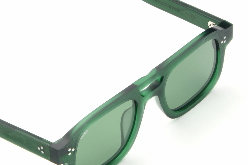 AKILA® Eyewear - Dillinger Raw Sunglasses Raw Green w/ Green Lenses