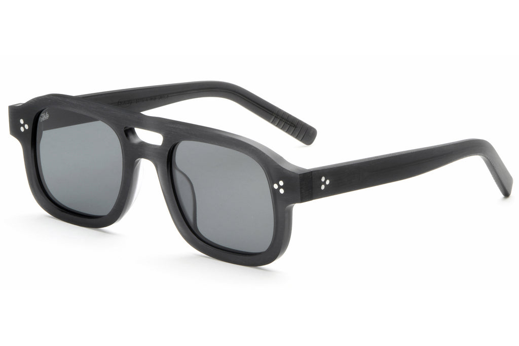 AKILA® Eyewear - Dillinger Raw Sunglasses Raw Onyx w/ Black Lenses