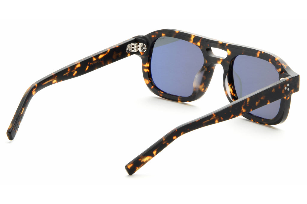 AKILA® Eyewear - Dillinger Raw Sunglasses Raw Tokyo Tortoise w/ Black Lenses