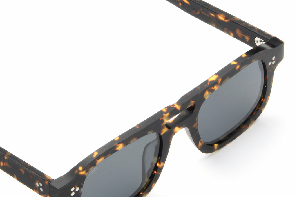 AKILA® Eyewear - Dillinger Raw Sunglasses Raw Tokyo Tortoise w/ Black Lenses