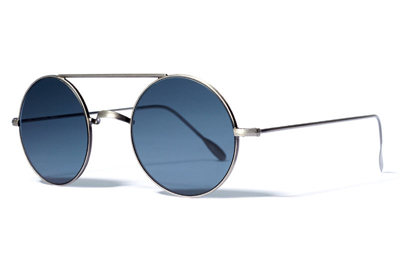 Bob Sdrunk Sunglasses - Django Silver with Grey Solid Lenses