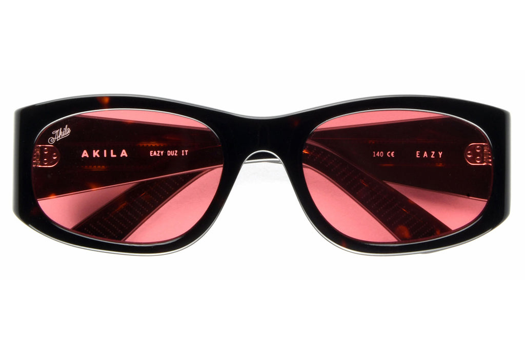 AKILA® Eyewear - Eazy Sunglasses Tortoise w/ Rose Lenses