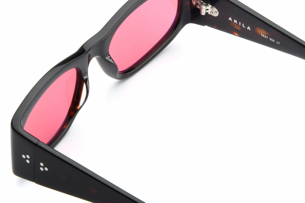 AKILA® Eyewear - Eazy Sunglasses Tortoise w/ Rose Lenses