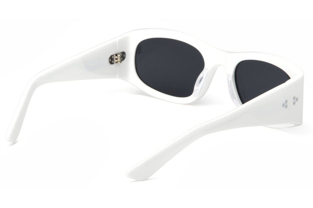 AKILA® Eyewear - Eazy Sunglasses White w/ Black Lenses