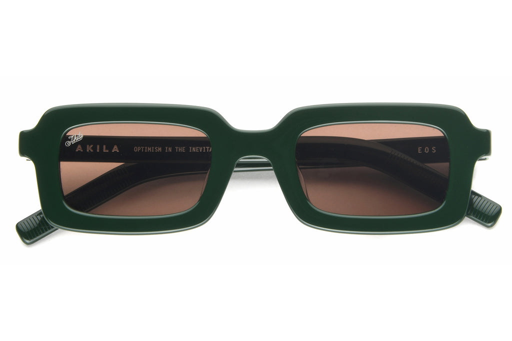 AKILA® Eyewear - Eos Sunglasses Green w/ Brown Lenses