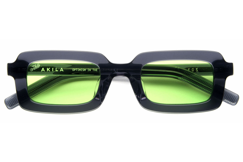 AKILA® Eyewear - Eos Sunglasses Onyx w/ Apple Green Lenses