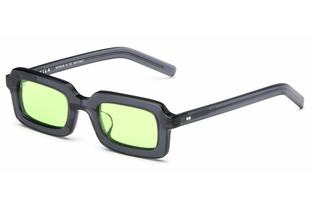AKILA® Eyewear - Eos Sunglasses Onyx w/ Apple Green Lenses