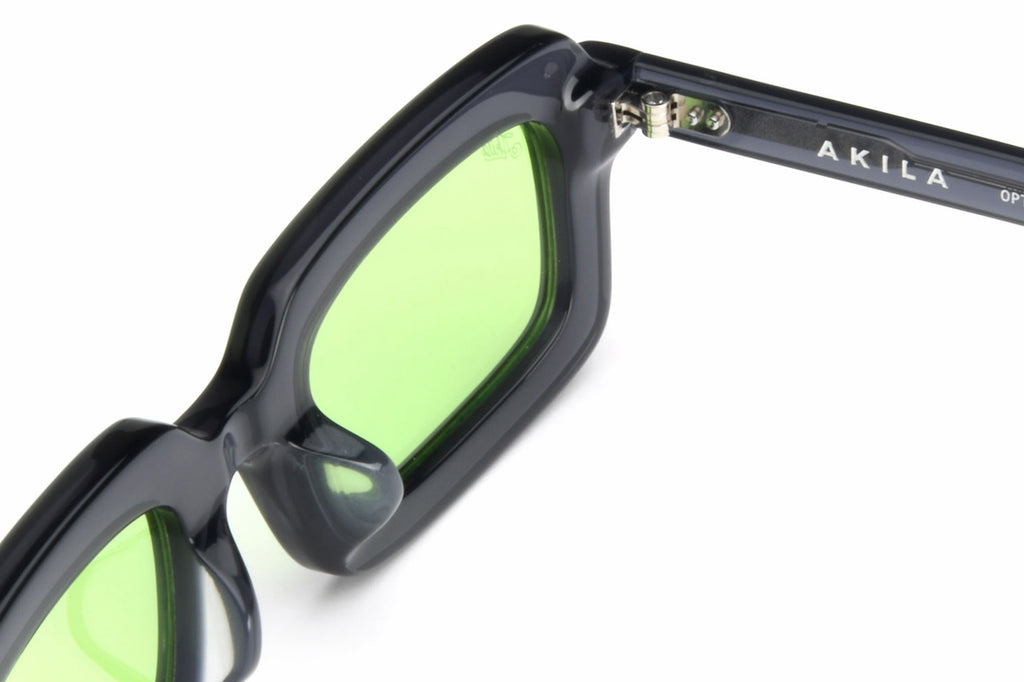 AKILA® Eyewear - Eos Sunglasses Onyx w/ Apple Green Lenses