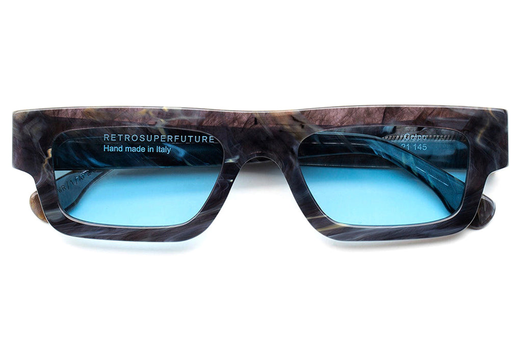 Retro Super Future® - Colpo Sunglasses Black Marble