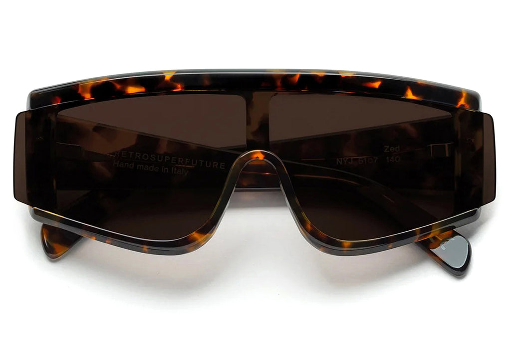 Retro Super Future® - Zed Sunglasses Burnt Havana