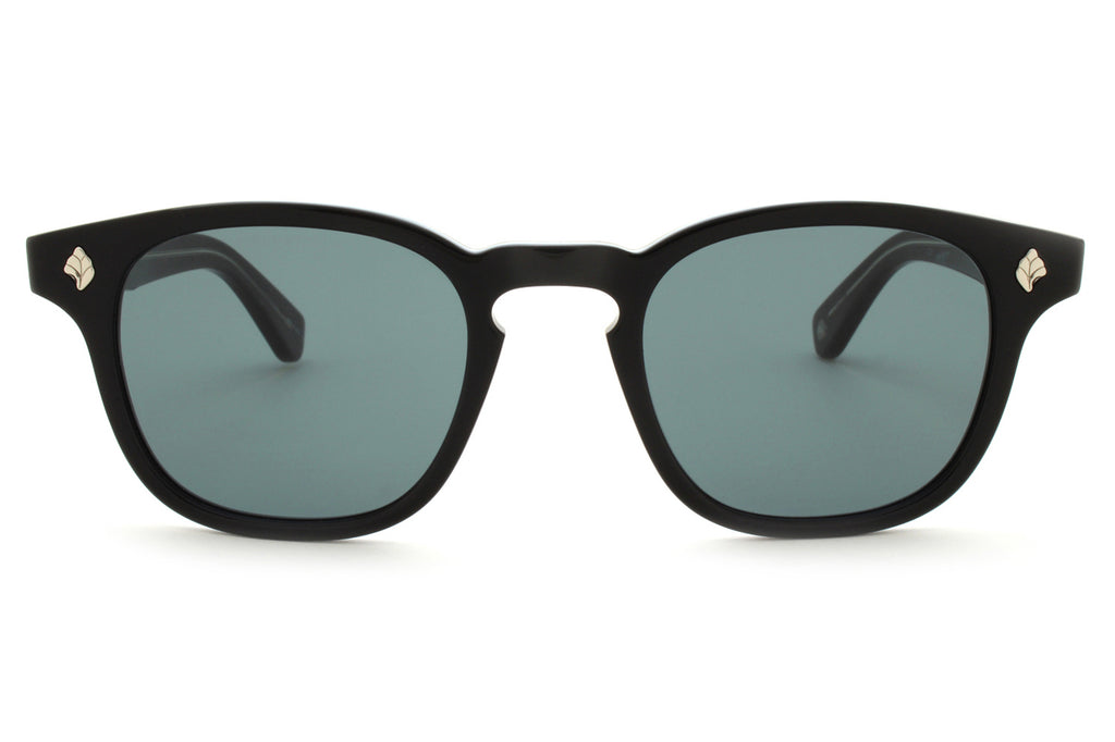 Garrett Leight - Ace Sunglasses Black with Semi-Flat Blue Smoke Lenses