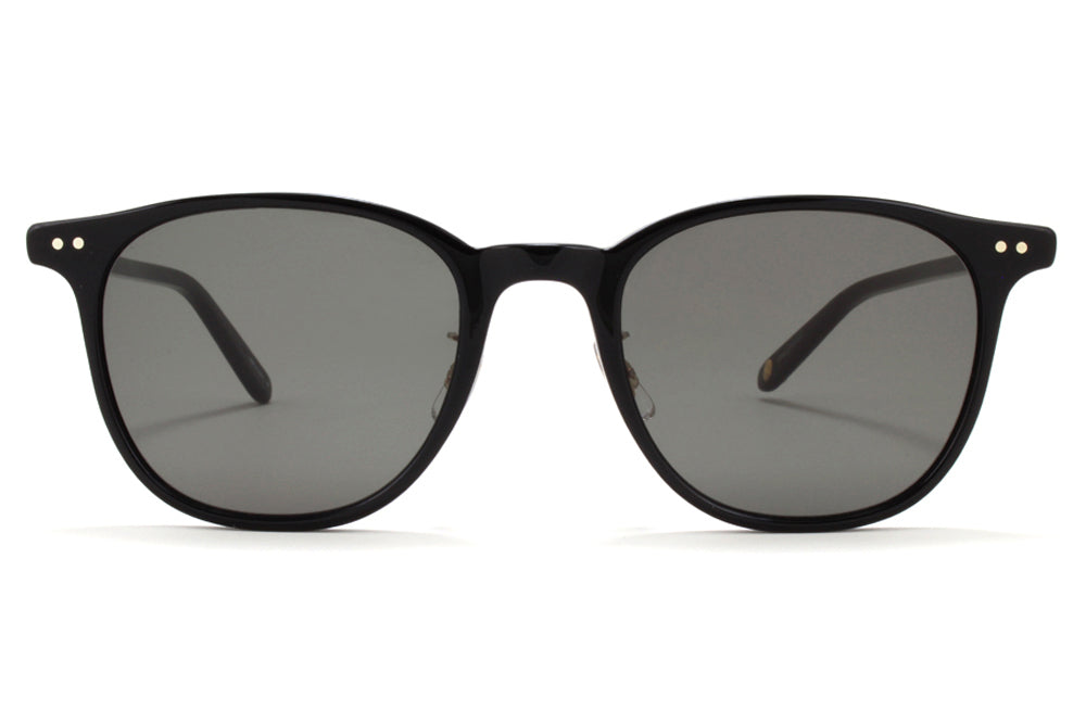 Garrett Leight - Beach Sunglasses Black-Gold with G15 Lenses