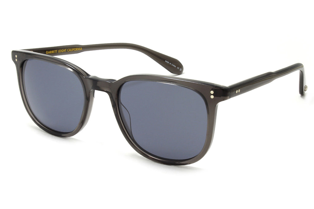 Garrett Leight - Bentley Sunglasses Bio Charcoal with Bio Navy Lenses