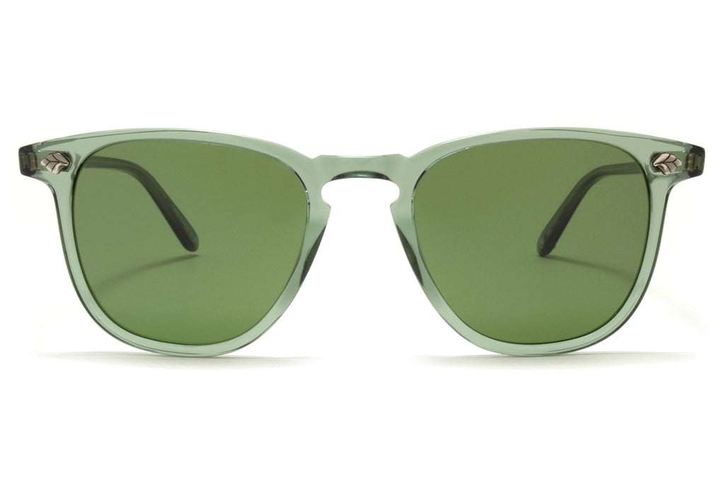 Garrett Leight - Brooks II Sunglasses Juniper with Pure Green Lenses