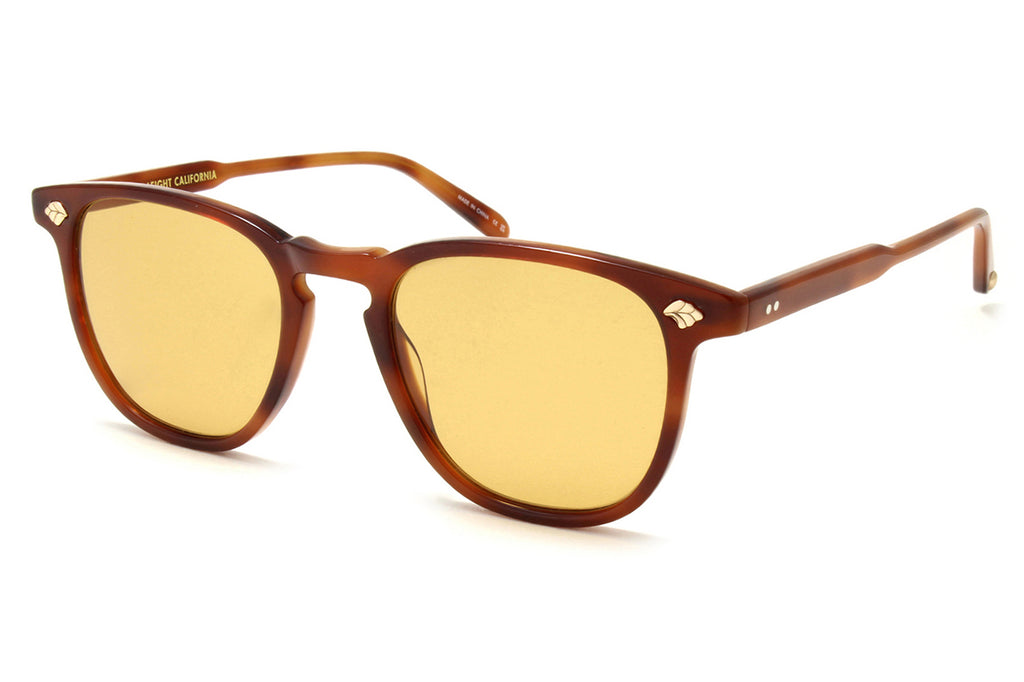 Garrett Leight - Brooks II Sunglasses Vintage Burnt Tortoise with Pure Maple Lenses