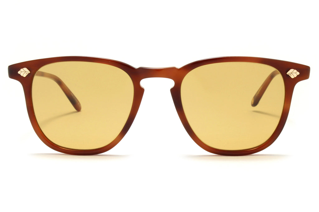 Garrett Leight - Brooks II Sunglasses Vintage Burnt Tortoise with Pure Maple Lenses