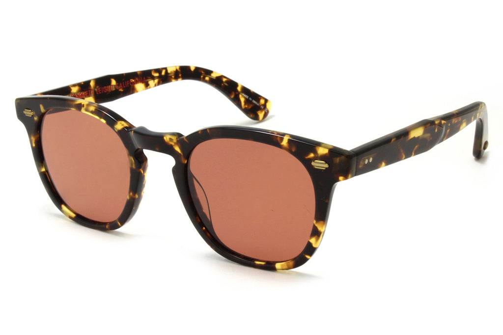 Garrett Leight - Byrne Sunglasses Tuscan Tortoise with Pure Rosewood Lenses