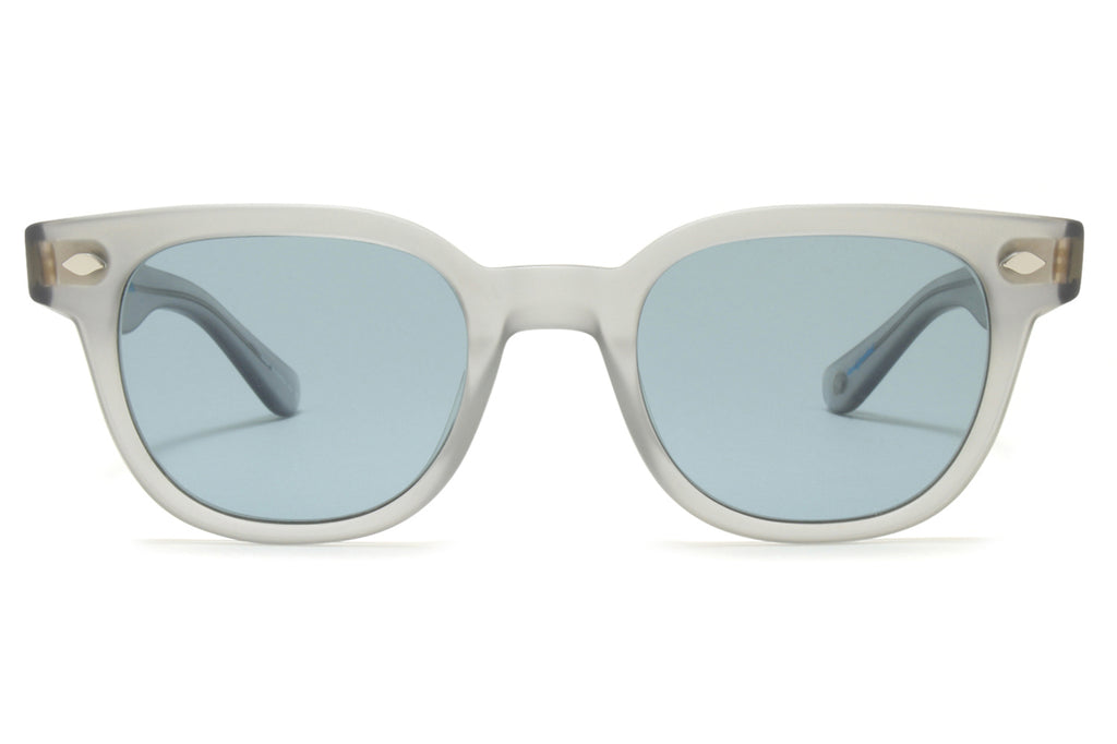 Garrett Leight - Canter Sunglasses Matte LLG with Pure Blue Lenses