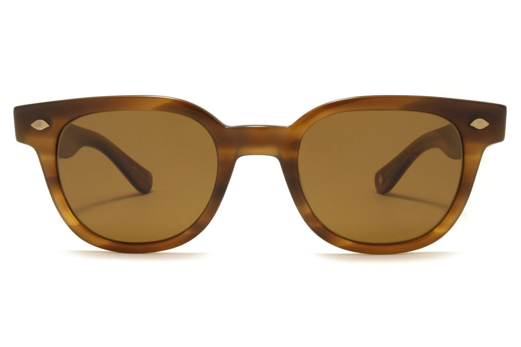 Garrett Leight - Canter Sunglasses Saddle Tortoise with Pure Coffee Lenses