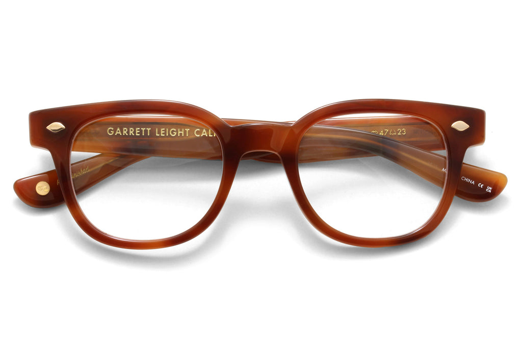 Garrett Leight - Canter Eyeglasses Vintage Burnt Tortoise