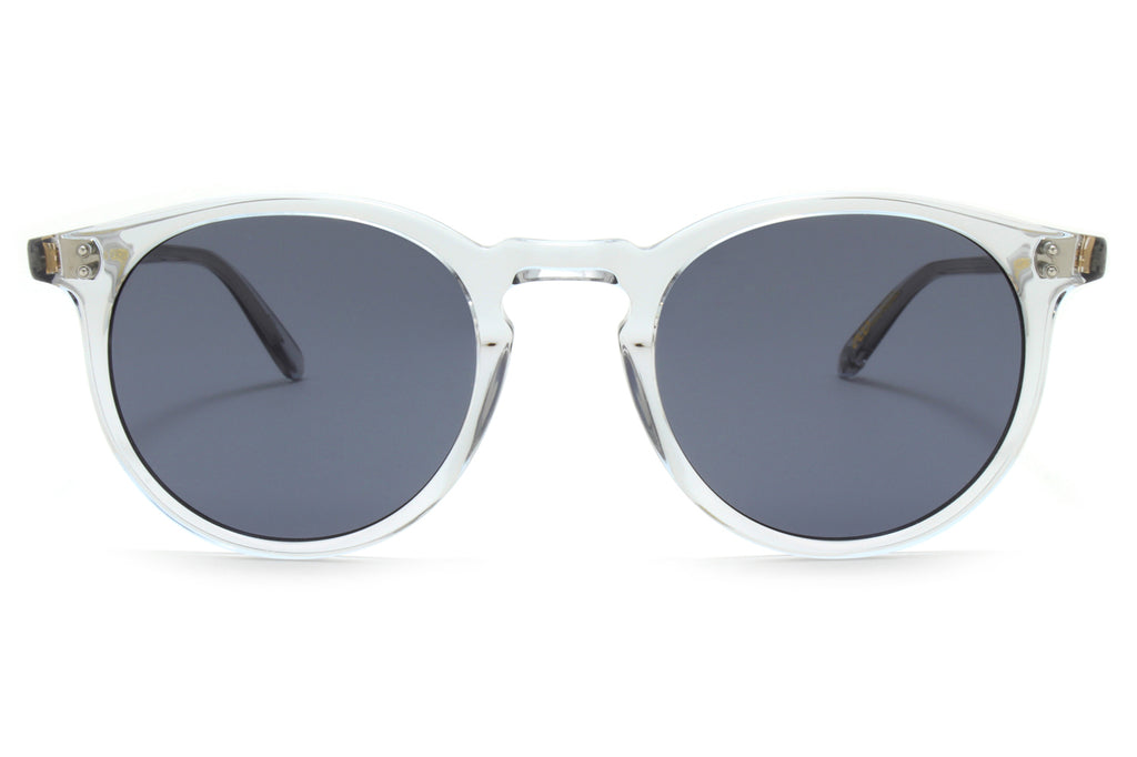 Garrett Leight - Carlton Sunglasses Smoke with Navy Lenses